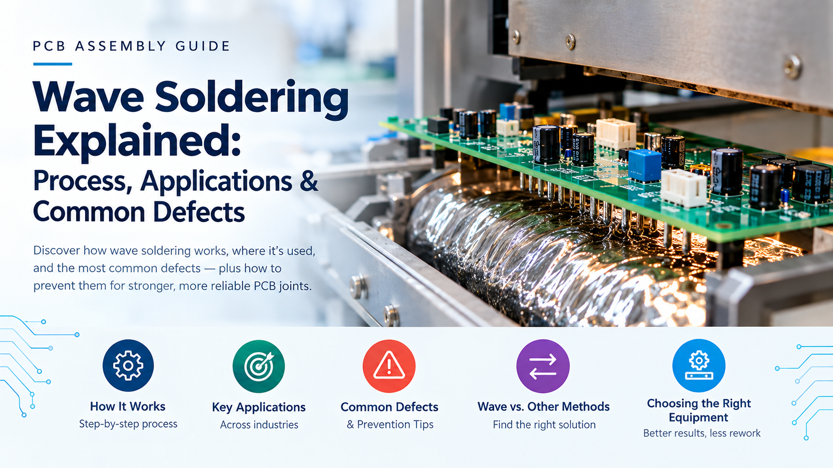 Wave Soldering Explained: Process, Applications & Common Defects